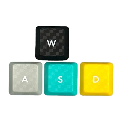 �J�X�^���L�[�{�[�h WASD Arrows 4 �o�b�N���C�g�G�o�X�C�b�`�L�[�L���b�v�e�N�X�`������~�߃J�o�[�t�� G813 G913 G913TKL �e�N�X�`���L�[�L���b�v