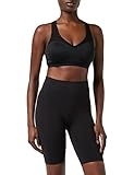 Leggings with a rib top band PIECES Pclondon Shorts Noos Leggings, Negro, 42 (Talla del Fabricante: L/XL) para Mujer