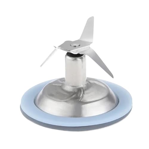 Cuchilla de licuadora de acero inoxidable + junta tórica de goma, Compatible con Black And Decker, conjunto de cuchilla 77666, desmontable, fácil de limpiar