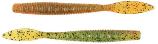 Missile Baits Quiver 4.5 Rootbeer Green Top and Chartruese Pepper Bottom Like Dill Pickle