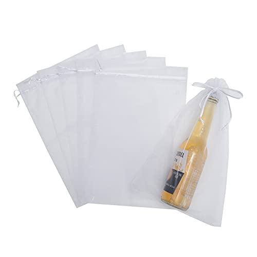 Looksgo 25 Pcs 8X12 Inches Drawstring Organza Bags Wedding Party Favor Gift Candy Toys Makeup Pouches Gift Bag #TOP1