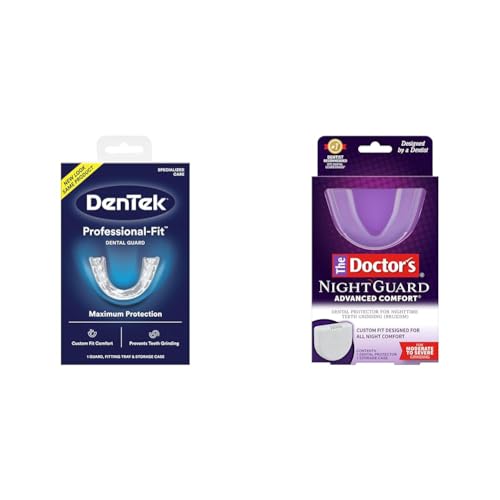 DenTek and The Doctor's Night Guards for Teeth Grinding, 2 Count