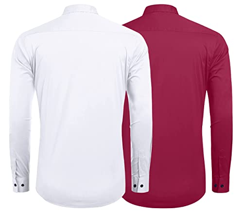 Image of Zombom Men's Regular Fit Cotton Blend Printed Full Sleeve Casual Shirts