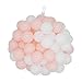 TRENDBOX 100 Colorful Ocean Ball (Ship from USA) for Babies Kids Children Soft Plastic Birthday Parties Events Playground Games Pool - Pink, White