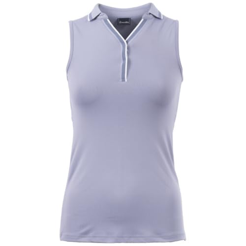 Polo de sport Cavallo femme bleu foncé vêtement équitation floral