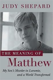 Hardcover The Meaning of Matthew Publisher: Hudson Street Press Book