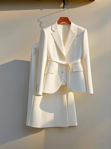 Blazer de smoking femme noir veste costume de travail revers échancré