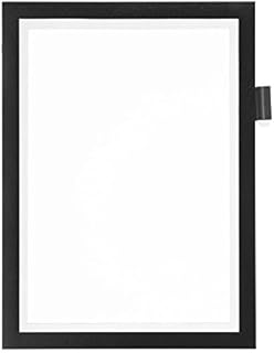 Durable 499301 Ramka informacyjna Duraframe Note (A4, samoprzylepna z magnetycznym zamknięciem i uchwytem na długopis), 1 sztuka, kolor czarny