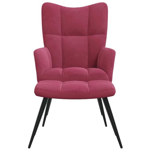 Chaise longue en velours bleu pour utilisation intérieur extérieur - 4