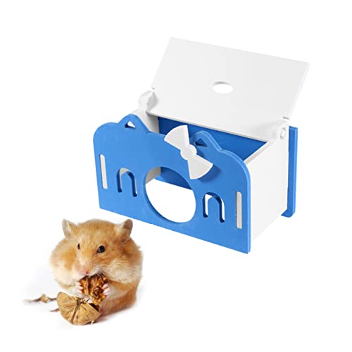 Balacoo Animal Playset 3Pcs Swing Set Accessories Cat Toys Toys Hamster House Rat Houses Hamster Bed Blue Wooden Pet Supplies Hamster Hamster Accessories #TOP5