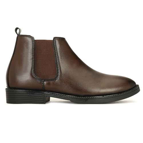 Image of Men's Chelsea Boots | Handcrafted | High Ankle Boot| Comfortable Formal Office & Casual Wear Shoes