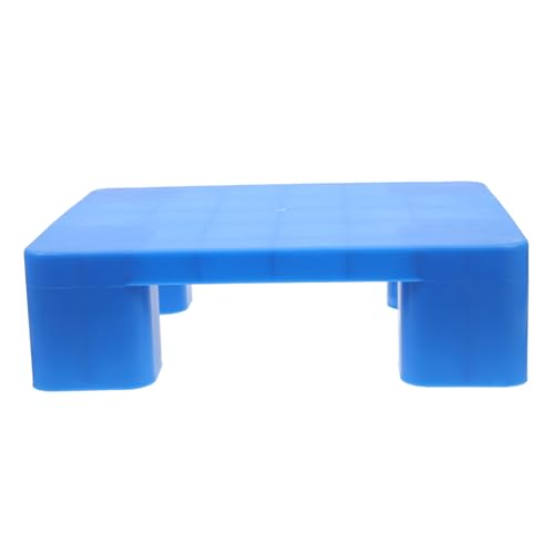 SHINEOFI Palette en Plastique Anti-humidité Bleue 40x30x12 Cm pour Entrepôt et Supermarché, Plancher de Ventilation Robuste, Support de Rayonnage Polyvalent, Lot...