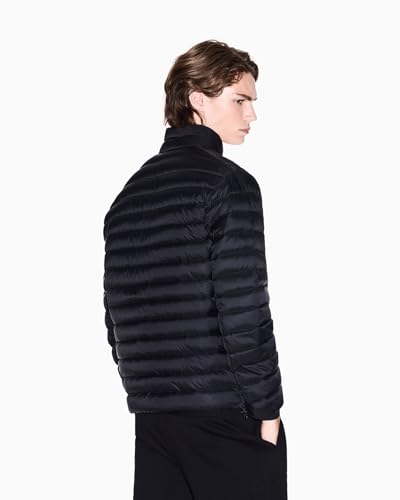 Armani Exchange Men's Essential, Light Padding Milano-New York Side Logo Jacket, Black, XXL – Ansicht 3
