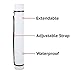 (2 Pack) White Expandable Poster Tube with Strap - Storage Tubes with Caps and Labels for Use as Document Tubes, and Blueprint Tube Holders - Poster Tube Carrier Expands from 24.75