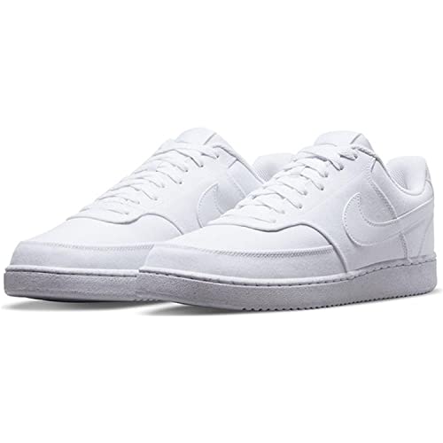 Nike Nike Men's Court Vision Low Next Nature Shoes, Pure White, Pure White, 40.5 EU