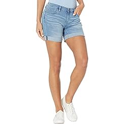 Tommy Hilfiger Damen Jeansshorts Denim Shorts – Jeansshorts mit Bündchen für Sommer und Frühling