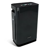 ISSELEC 2 en 1 purificateur d'air et humidificateur d'air H13 filtre à air haute efficacité ioniseur taille de pièce jusqu'à 80㎡, Filtre 99,97% des poils d'animaux domestiques/pollen/fumée/odeur