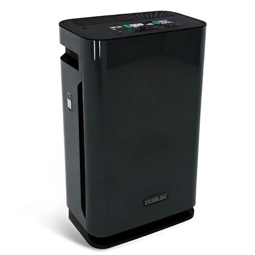 2 en 1 Purificador de Aire, con Función de Humidificación, Purificador de Aire con Filtro HEPA H13, CADR 330m³/h a 80㎡, Elimina 99.97% de Alergias Polen Ácaros Humo Pelo de Mascota, 22dB Modo de Sueño