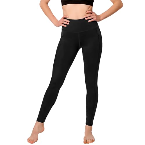 BSBUY Damskie spodnie do jogi/spodnie do jogi bootcut siłownia legginsy z wysokim stanem spodnie do jogi legginsy kompresyjne do biegania lekkie sportowe legginsy treningowe spodnie do biegania, Slim