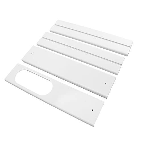 Ghzste - Kit de placa de sellado para ventana deslizante de aire acondicionado, 4 piezas, kit de ventana de aire acondicionado, portátil, 16,9 a 55 pulgadas, paneles de sellado de Ajusbl
