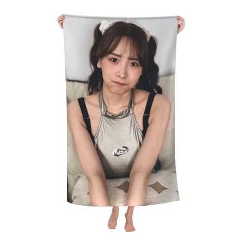 庵ひめか (7) 吸水速乾 バスタオル マイクロファイバー 転写プリント 風呂・ビーチ・旅行 シャワー・プール・日常 吸水耐久