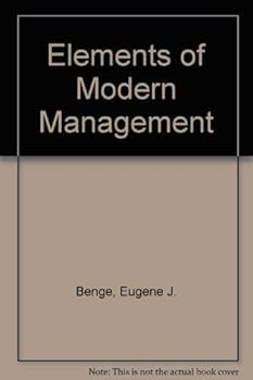Paperback Elements of Modern Management Book