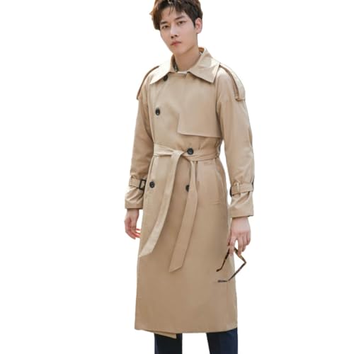 Trench double boutonnage homme coupe ample inspiration japonaise en velours épais M