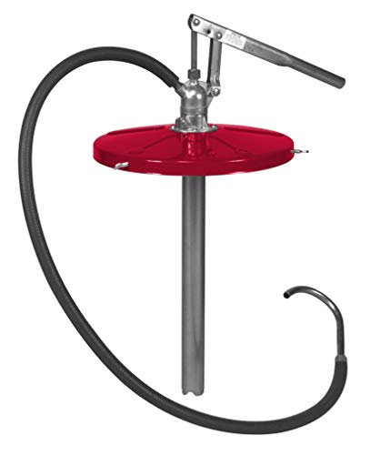 Alemite 7117-1 Hand Operated Medium Pressure Fluid Pump, For 5 gal Pail, Delivery 2.6 oz/Stroke, 5' Material Hose