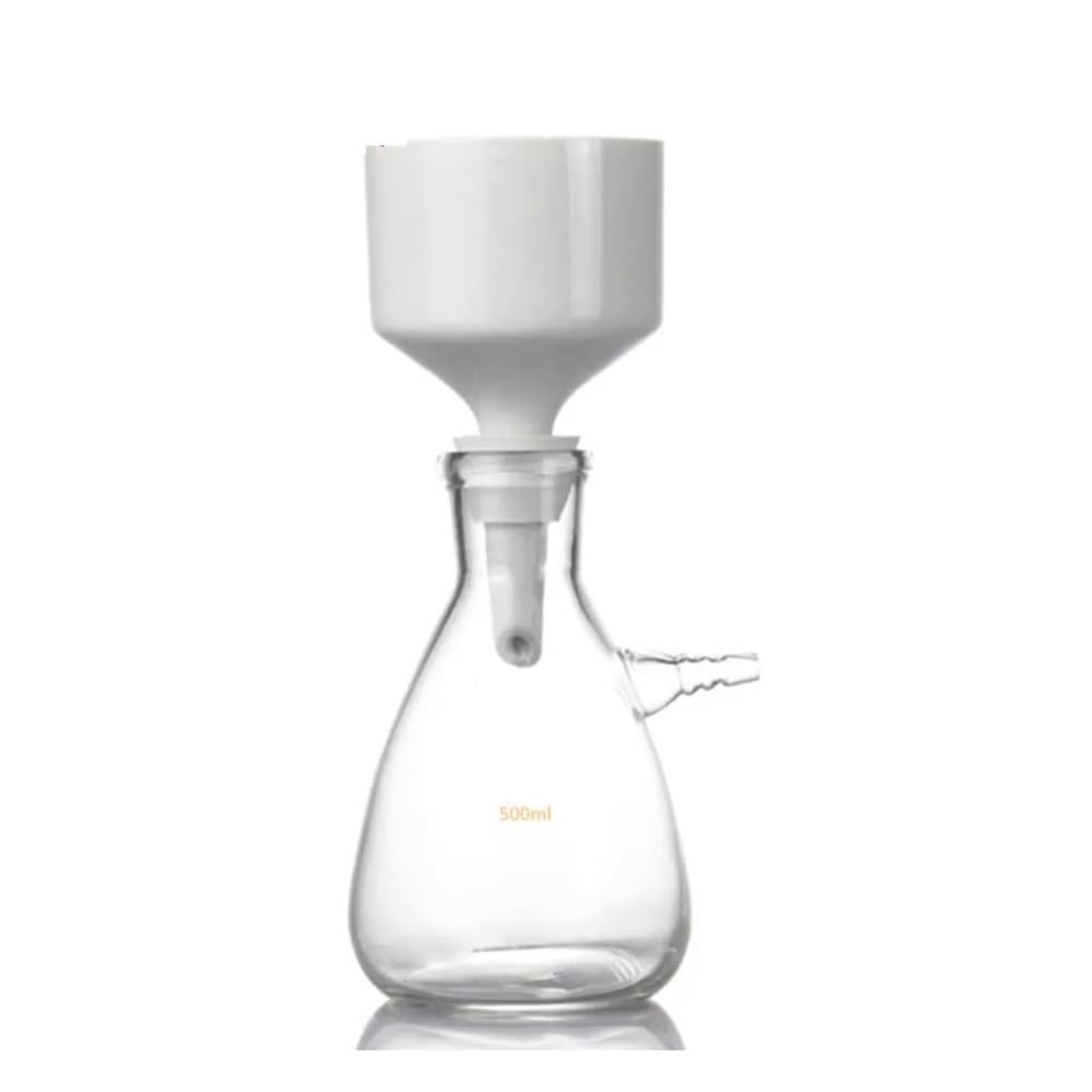 500 ml Saugglaskolben 100 mm Trichter Buchner Trichter Kit mit dickwandigem Glaskolben Labor