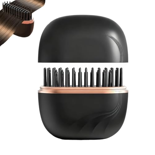 Mini plancha de pelo y peine inalámbrico portátil 2 en 1 miniatura 1