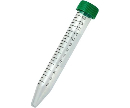 Celltreat 15mL遠沈管-バッグ 緑 滅菌 25個入 229411 1箱(25個入)