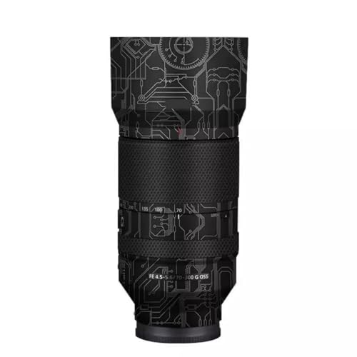 Protector adhesivo de vinilo para lente Sony FE 70-300mm F4.5-5.6, película protectora para cámara, color Circuit Titanium miniatura 1