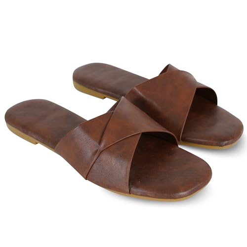 Image of DFR Women Casual Cushioned Flat Slippers Woman