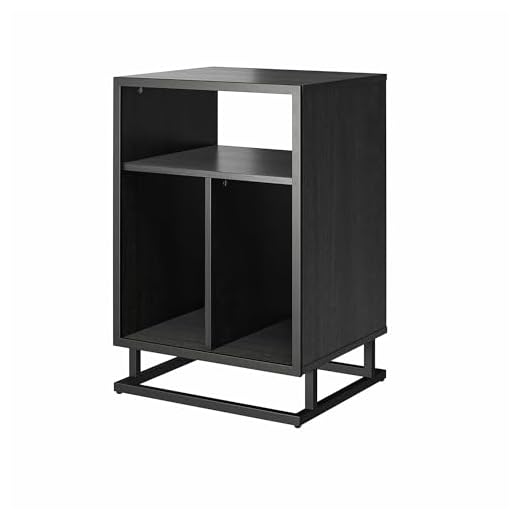 Jenvor Turntable Stand with Open Cubbies