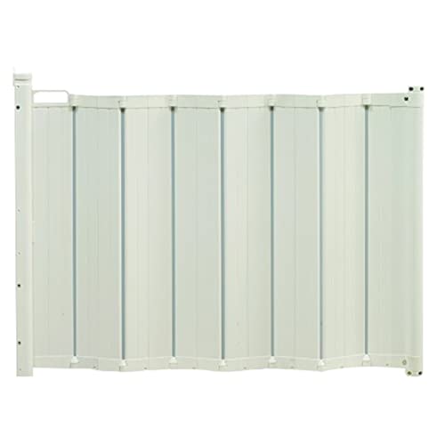 Barrière de sécurité auto blanc 55-89cm pour escaliers et corridors