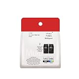 El paquete incluye: 1x PG-545XL (negro), 1x CL-546XL (tricolor), 1x instrucciones de instalación.