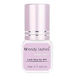 Waterproof Lash Glue for Eyelash Cluster: Upgrader Glue for Daily Beauty Enthusiast Lash Artists, Up to 1 Weeks Hold 2-3 Sec Drying, Clear, 5 ml, X0