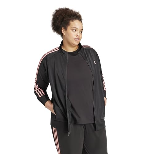 Image of adidas Women's Essentials Warm-Up Slim 3-Stripes Track Jacket