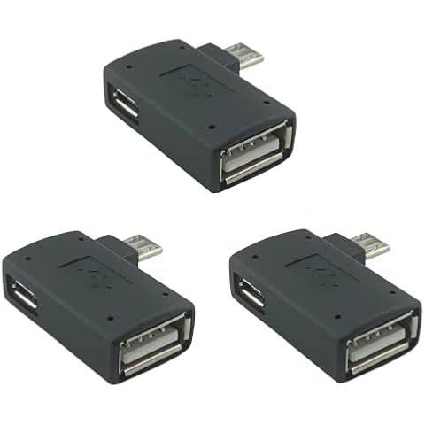 Oassuose 3 Pack OTG Cable Adapter for Fire TV Stick 4K Max/Cube/Lite,Powered Micro USB to USB OTG Adapter Compatible Android Smartphones,Tablets,Host Devices etc Cover