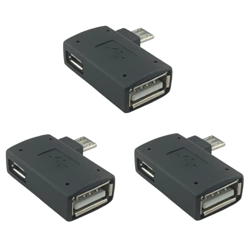 3 Pack OTG Cable Adapter for Fire TV Stick 4K Max/Cube/Lite,Powered Micro USB to USB OTG Adapter...
