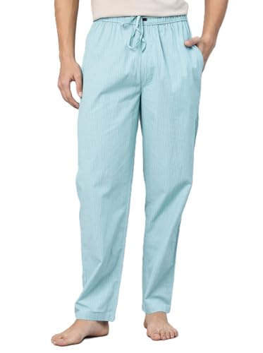Image of Majestic Man Men's Pure Cotton Small Checks Lounge Pyjama | Comfort Fit | 3 Pockets | Front Zip Closure