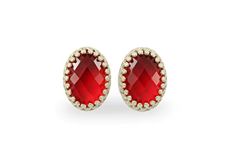 Boucles d'oreilles de pierre de naissance en cadeau pour dames - 3