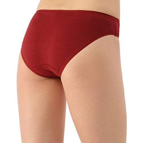 Image of Amante Solid Low Rise Cotton Bikini Panty Pack(Pack of 3)