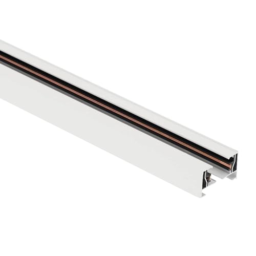 EDO - Sistema SEVA - Binario da Soffitto Monofase Bianco - Profilo Luminoso da Superficie per Faretti LED - Barra da Soffitto SEVA Track 0.9 m, 220–240 V, IP20 Illuminazione a Binario