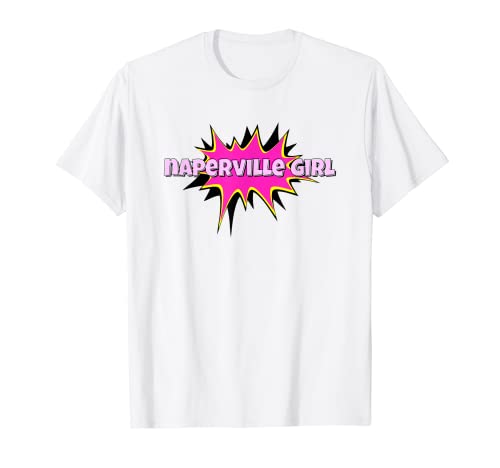Maglietta Naperville Ragazza I Love Naperville City Tee Home Tee Maglietta