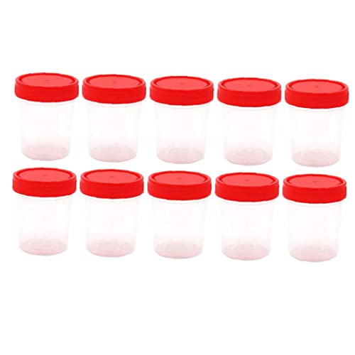 Conteneur Stérile 10pcs Collection D'urine D'hôpital Bouteille D'échantillon 60ml Bouteille D'échantillon Cover