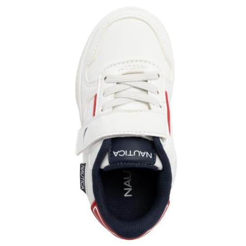 Image of Nautica Kids Adjustable Strap Shoes | Comfortable Casual Sneakers for Boys and Girls, Toddlers & Little Kids