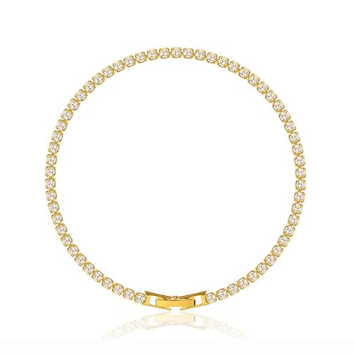 Bracelets de tennis pour femmes, le cadeau idéal en plaqué or