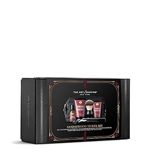 The Art of Shaving Travel Kit – Men’s Razor with 1oz Pre-Shave Oil, 1.5oz Shaving Cream, Shaving Brush & 1oz After-Shave…