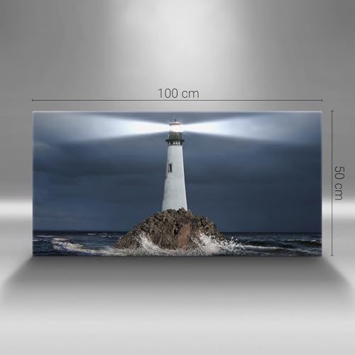 Image sur Toile Phare 140x70cm | Solution Déco pour Grand Mur Blanc